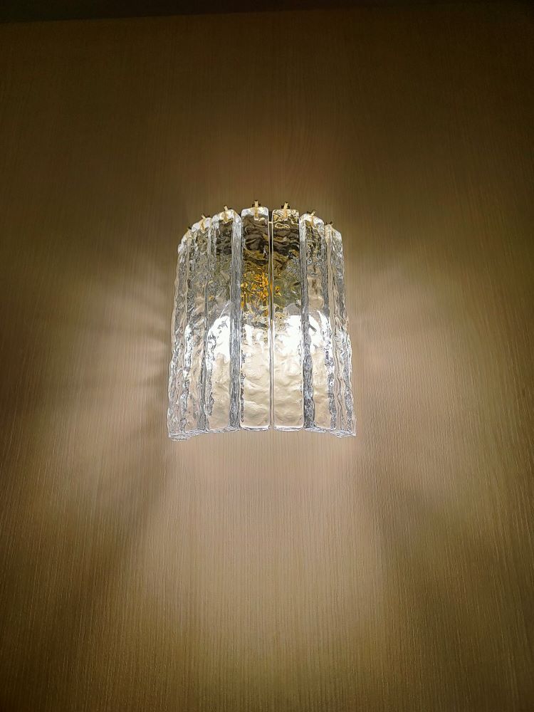 hammered bars murano wall sconce 2