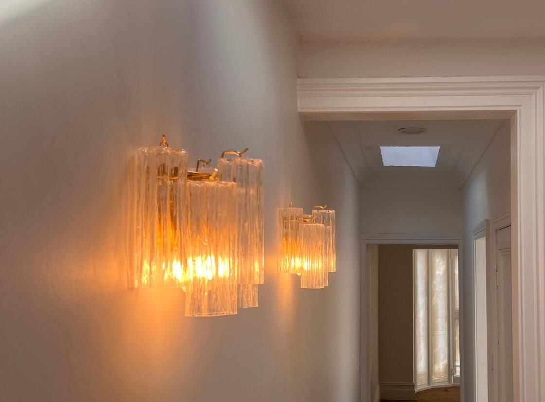 tony zuccheri tronchi murano wall sconces