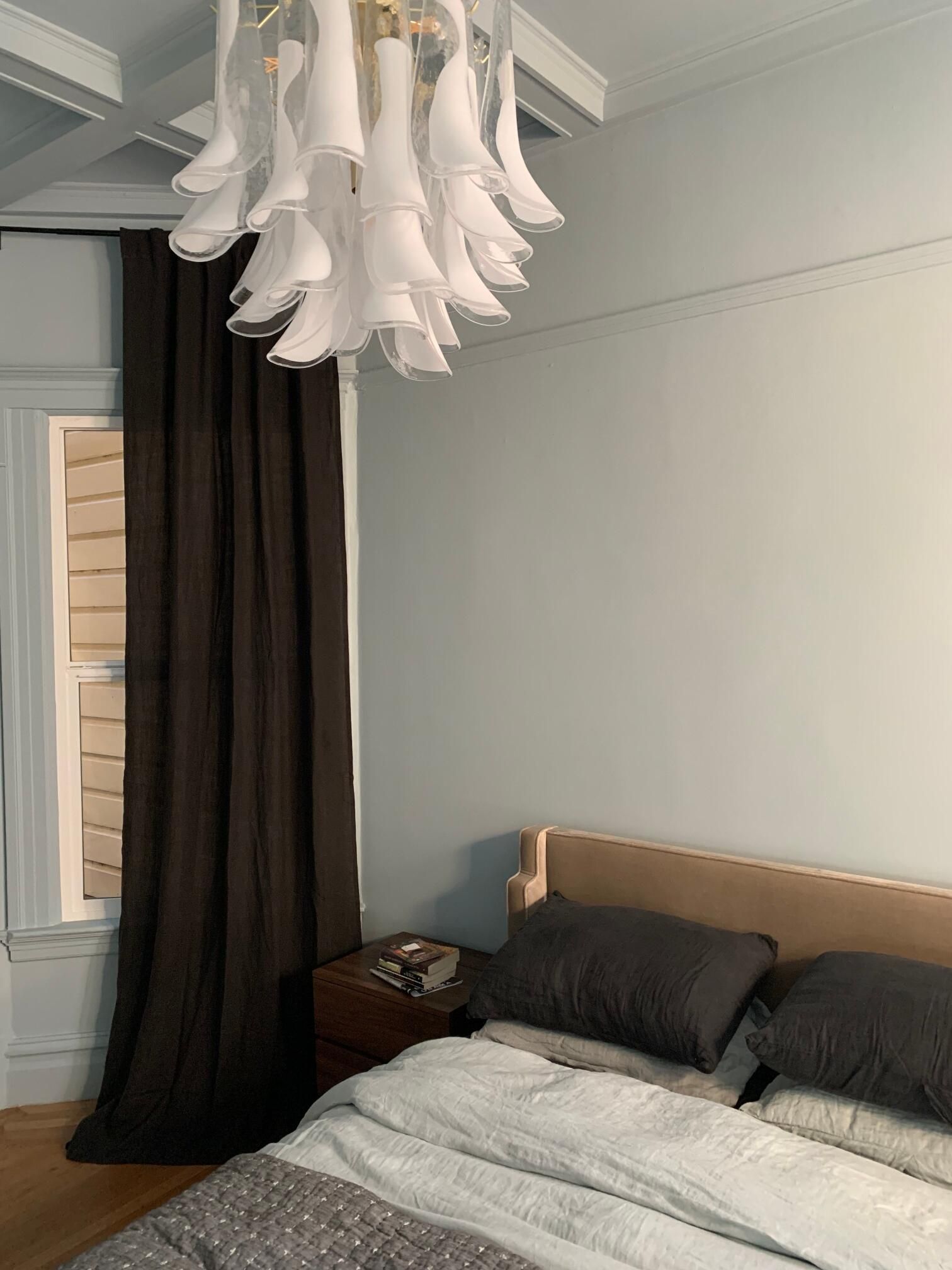 White Sella murano Chandelier
