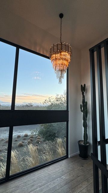 Long triedri murano chandelier gallery 2