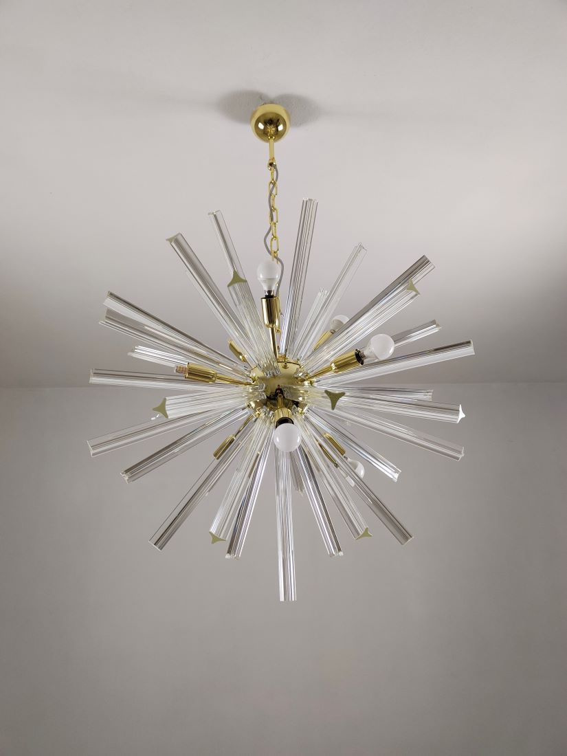 clear sputnik murano chandelier
