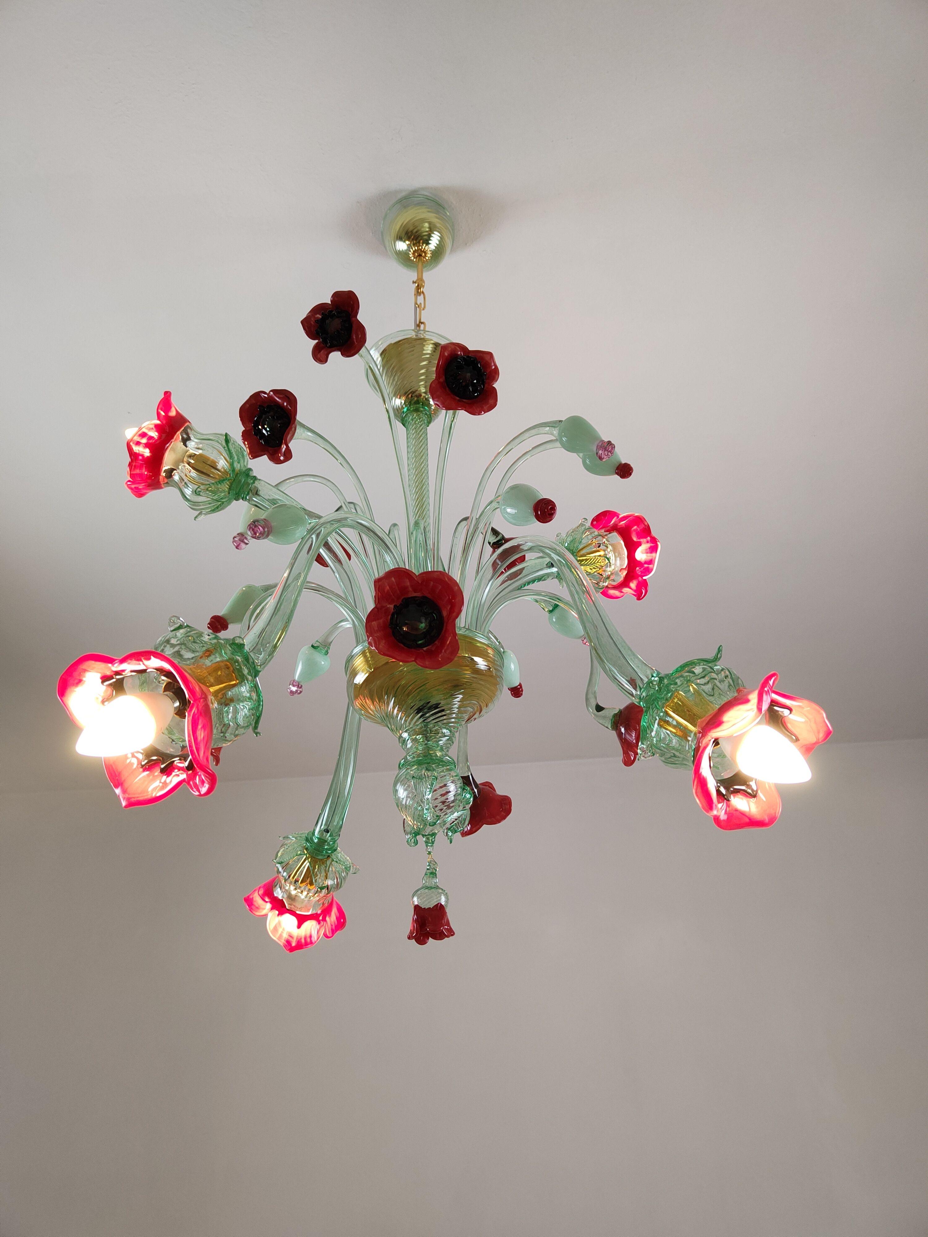 Tulips Murano Classic Chandelier