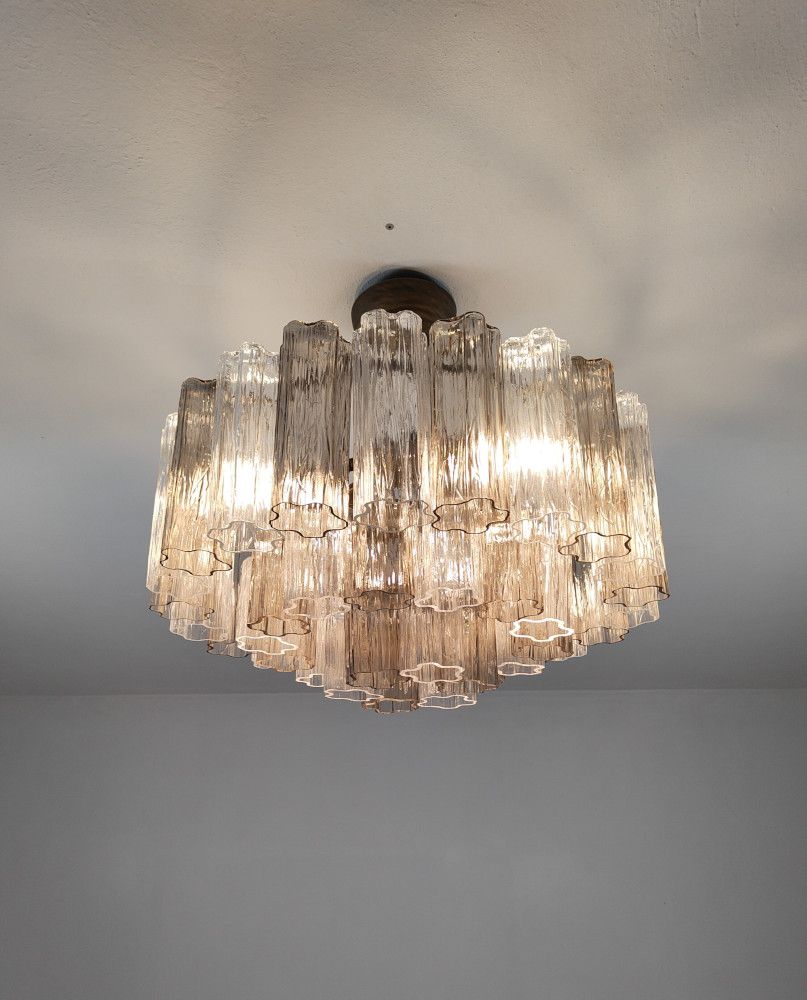 clear and fume tronchi flush mount 