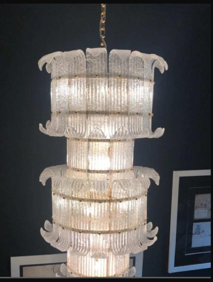 Murano felci chandelier