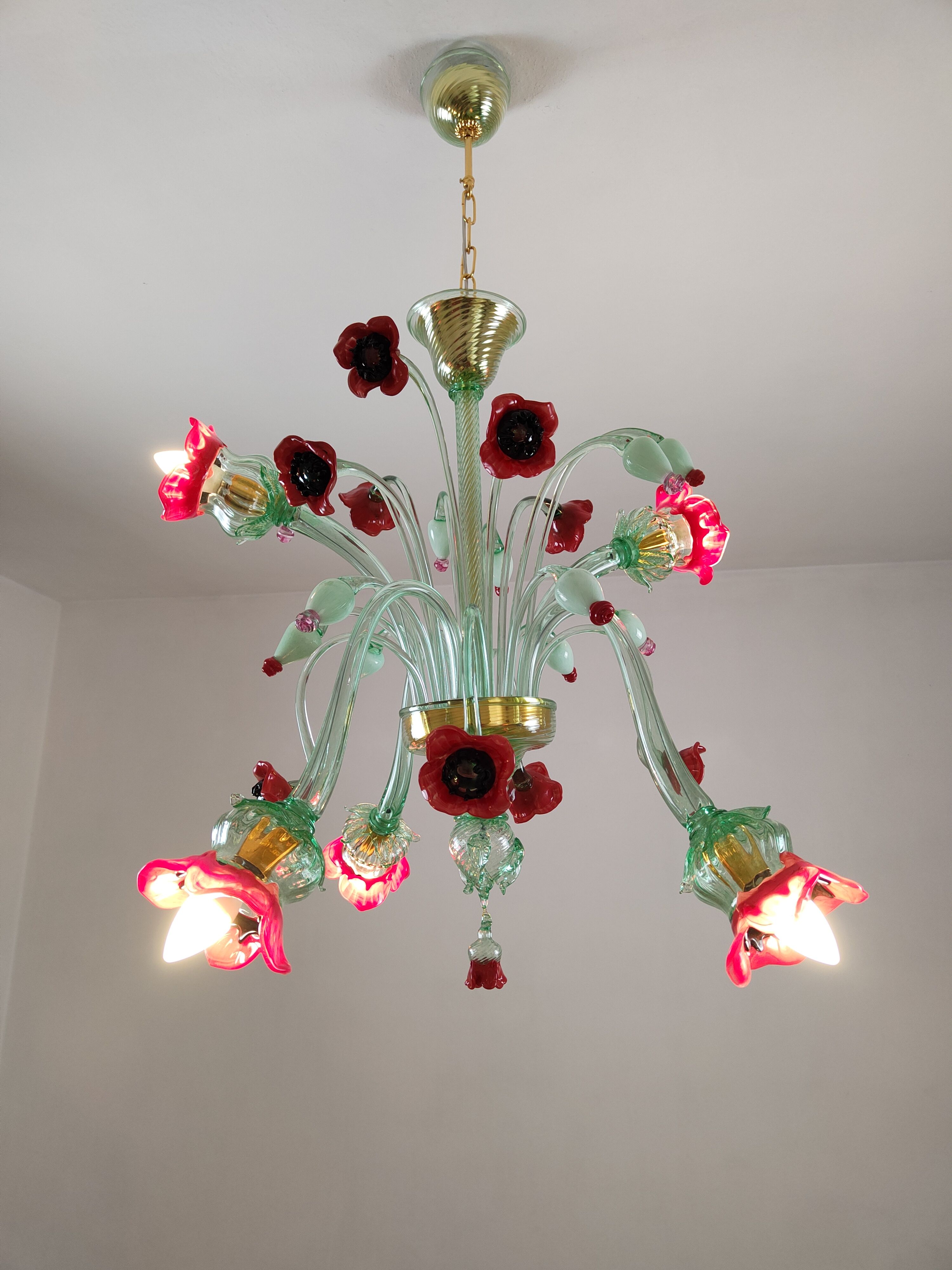 Tulips Murano Chandelier 2