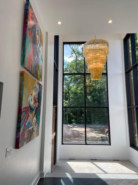 huge tronchi murano glass chandelier