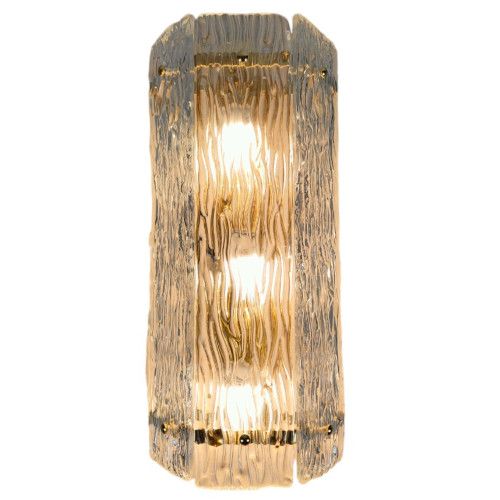 bark slabs contemporary murano wall sconce
