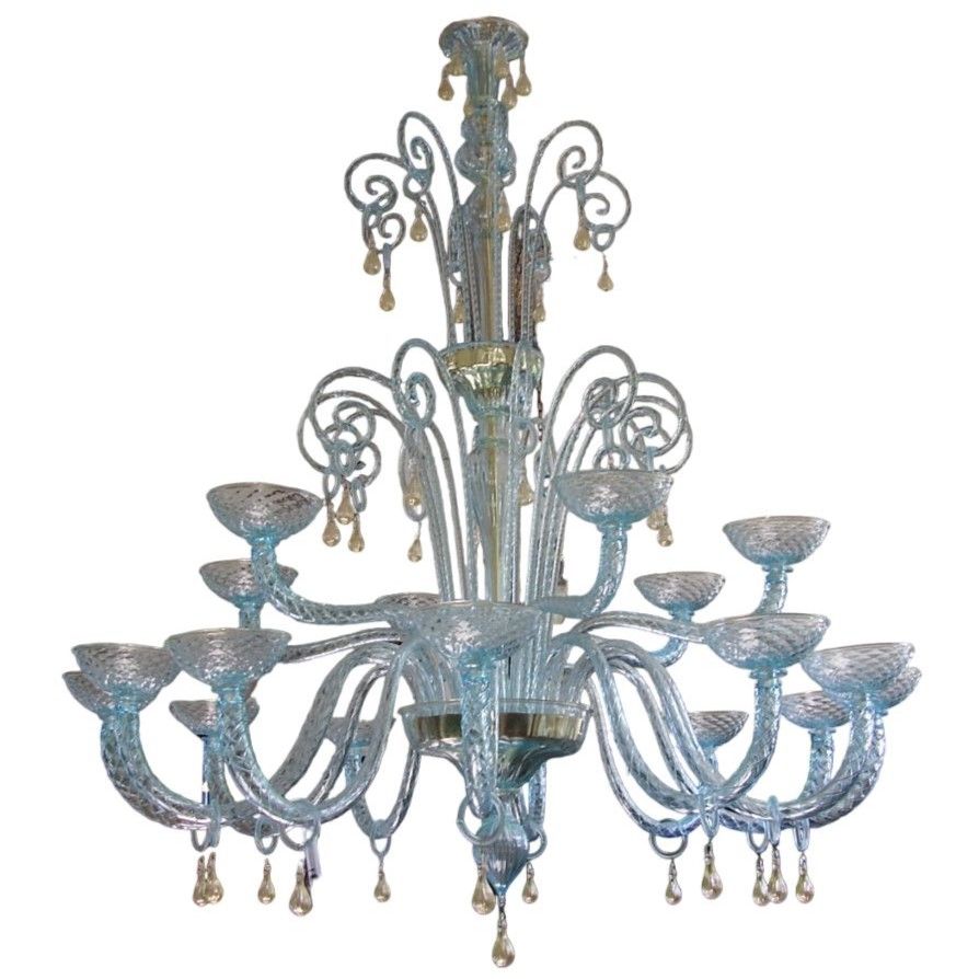 ght blue drops and curls chandelier 1