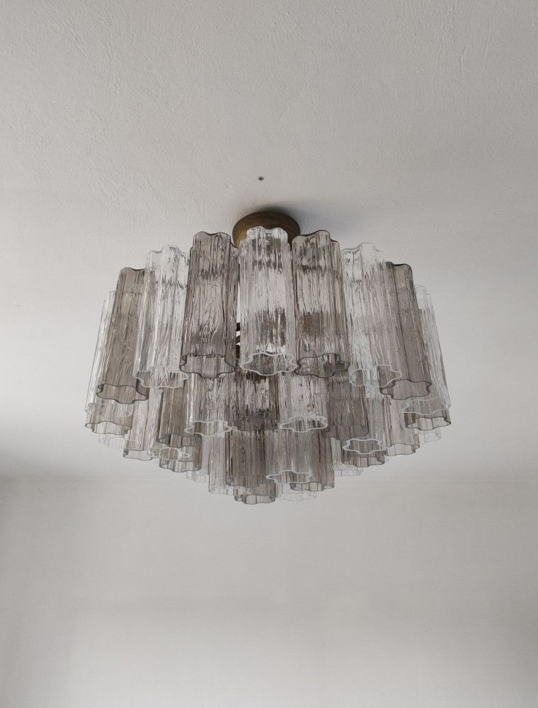 clear and fume tronchi flush mount 