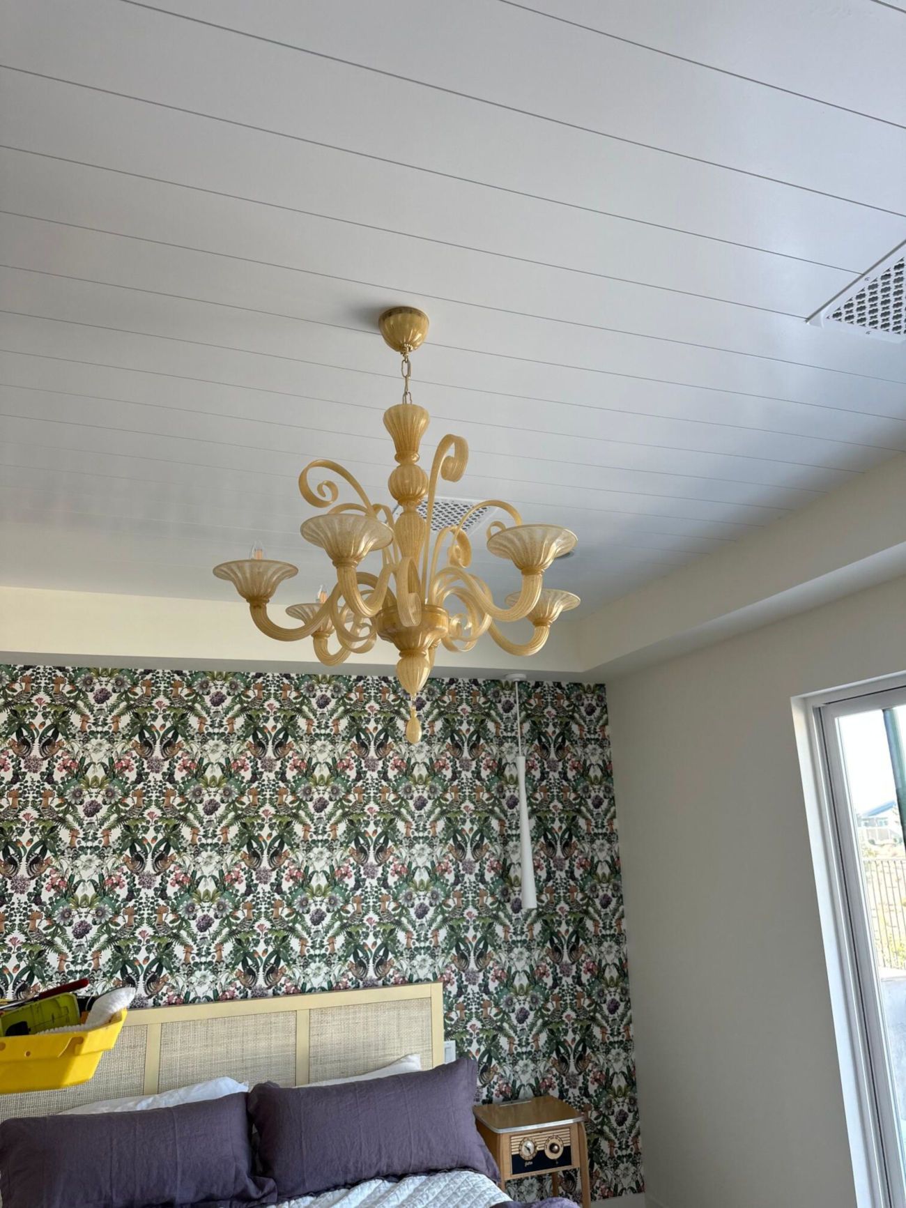 ivory murano chandlier