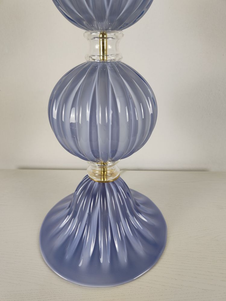 lavander sphere murano table lamps 