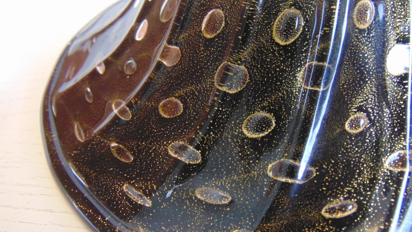 black and gold murano table lamp 