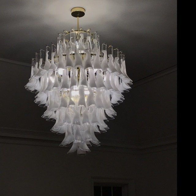 huge sella murano chandelier
