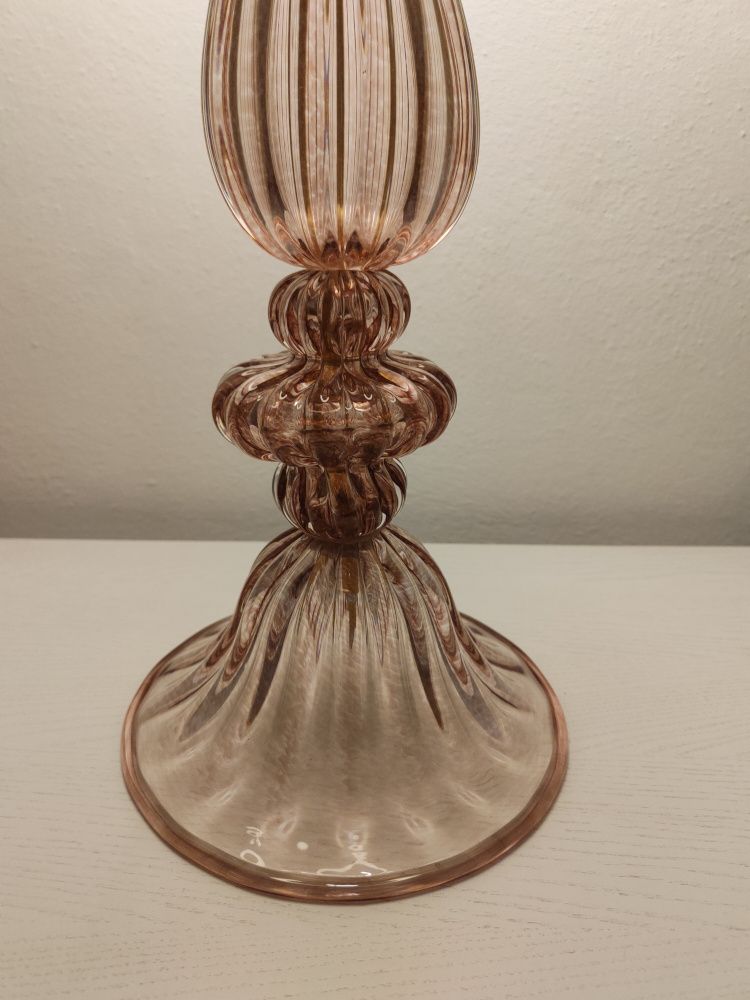 amethyst murano table lamp 