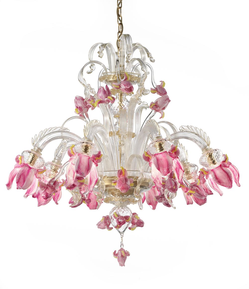 roses murano classic chandelier 