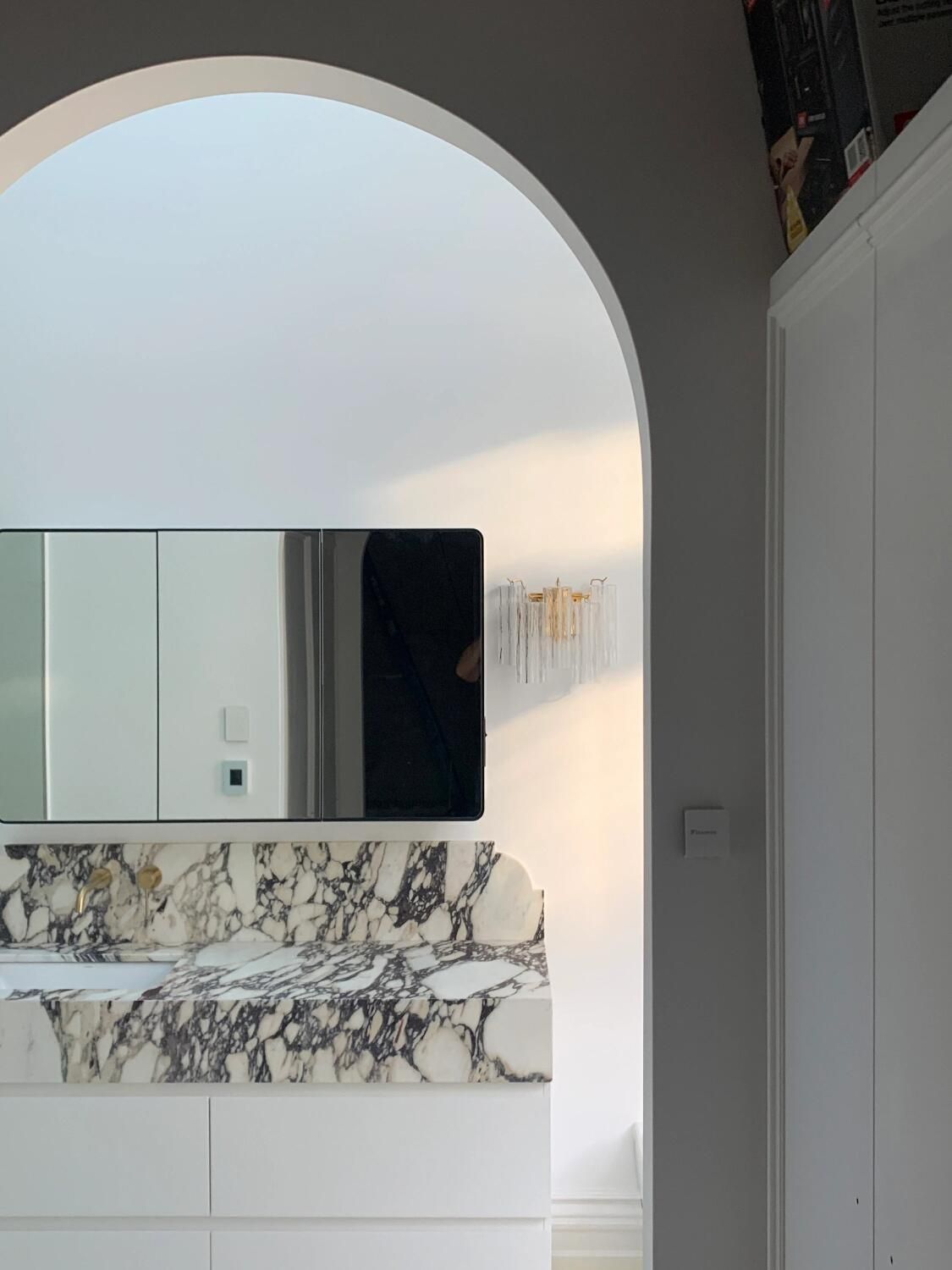 tronchi tony zuccheri murano wall sconce